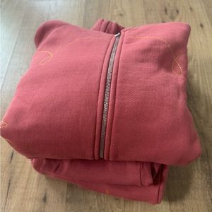 Cherry LA sweat set and bike shorts